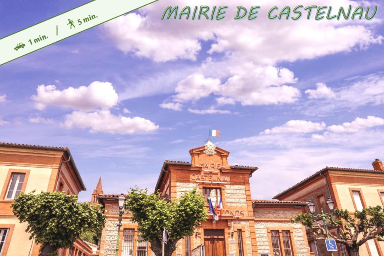 Le Cosy Eurocentre ► Terrasse ► Parking ► Wifi ► 24/24 Lejlighed Castelnau-dʼEstrétefonds Eksteriør billede
