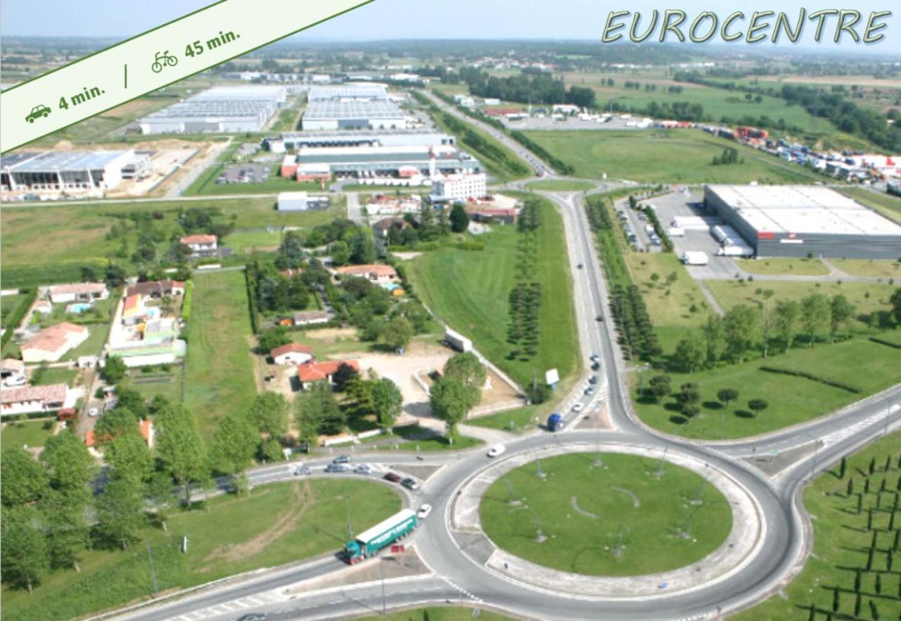 Le Cosy Eurocentre ► Terrasse ► Parking ► Wifi ► 24/24 Lejlighed Castelnau-dʼEstrétefonds Eksteriør billede